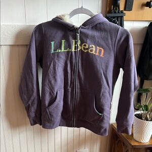 L.L. Bean Kids Purple Hoodie